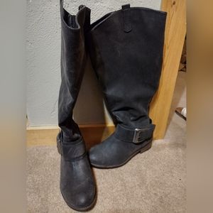Torrid extra wide calf knee high boots